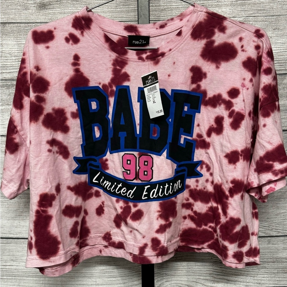 Rue21 Crop Tie Dye Top